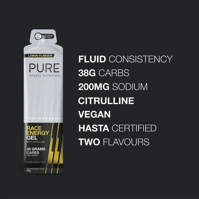 PURE Performance Plus Race Energy Gel Cola 70g-3
